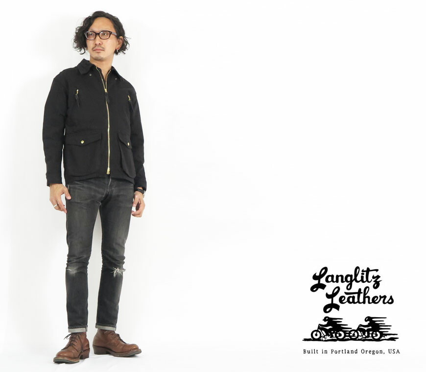 楽天市場】ラングリッツレザーズ Langlitz Leathers 13.5oz ブラック