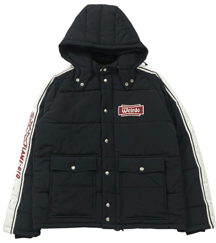 楽天市場】WEIRDO ウィアード 中綿 レーシングジャケット FLAME GLAD