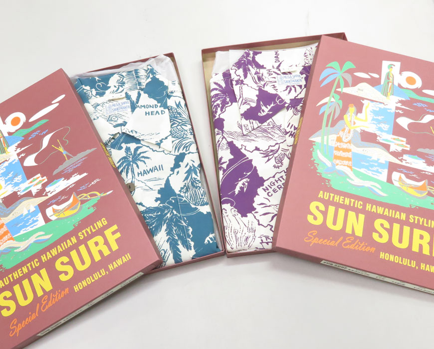楽天市場】サンサーフ SUN SURF 半袖 レーヨン壁縮緬 ハワイアンシャツ