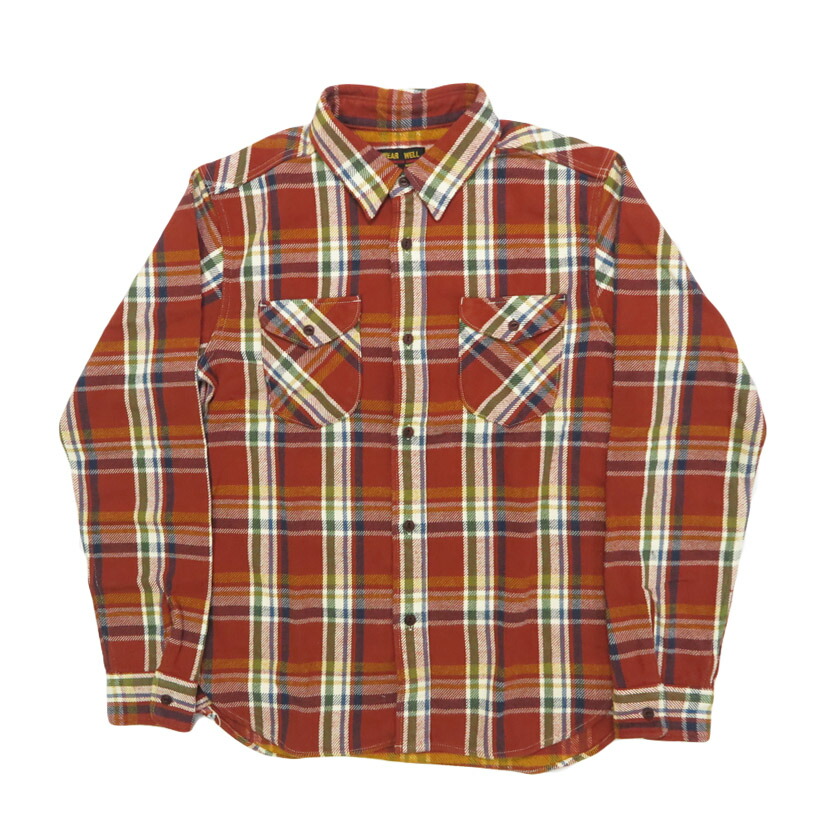 楽天市場】UES ウエス チェック 先染ヘビーネルシャツ 長袖 502553