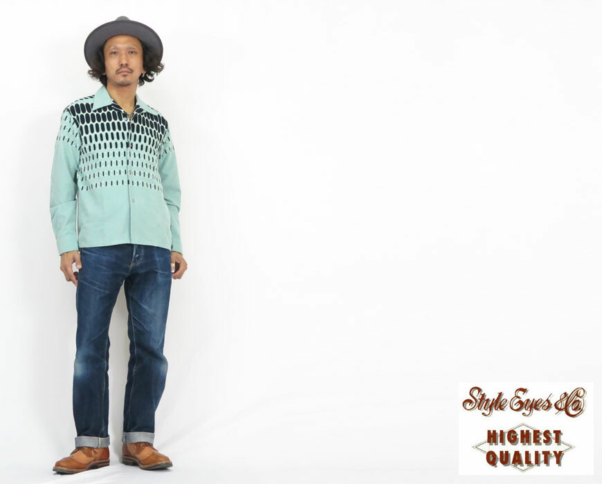 楽天市場】Style Eyes スタイルアイズ 長袖 コーデュロイ 開襟シャツ