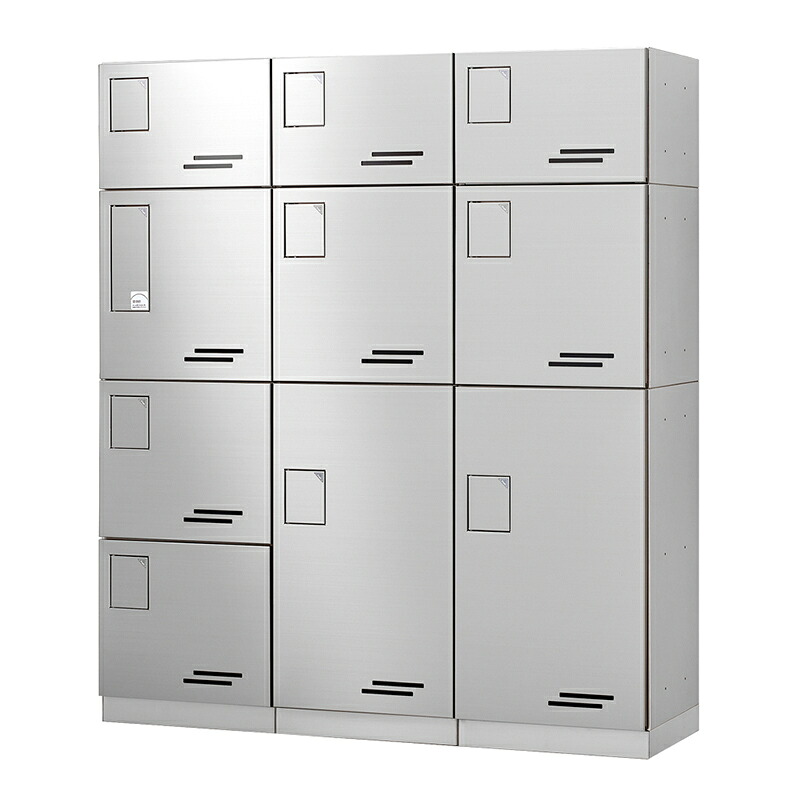 田島メタルワーク 集合住宅用 宅配ボックスGX36RD34用ステンレス巾木の