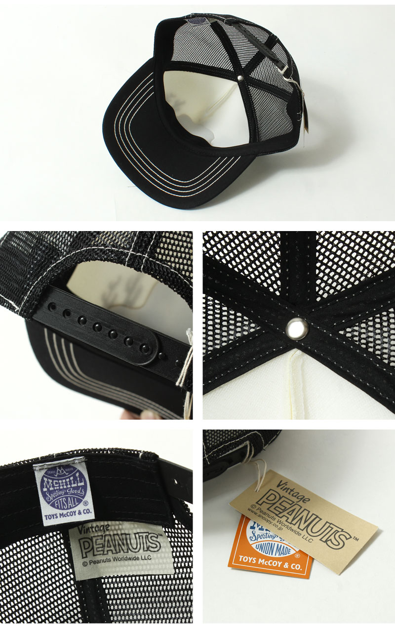 TOYS McCOY(トイズマッコイ) メッシュキャップ SNOOPY BORN FREE! 69
