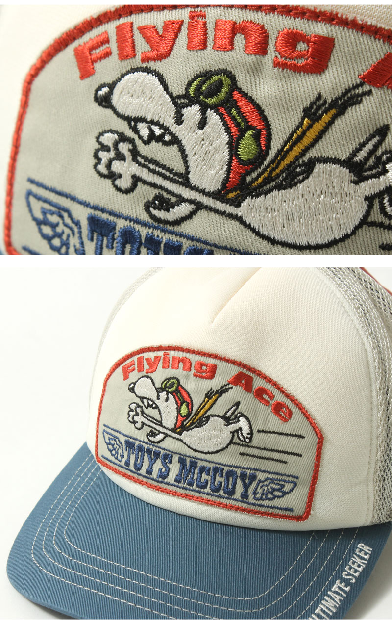 TOYS McCOY(トイズマッコイ) メッシュキャップ SNOOPY FLYING ACE