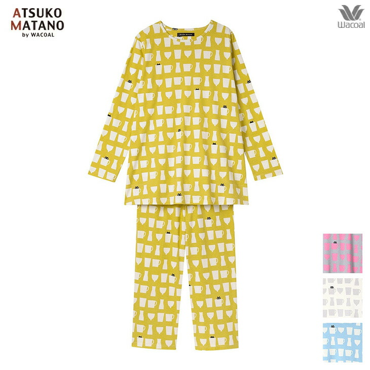 ⭐️本日お値下げ⭐️ Atsuko Matano ドット柄パジャマ M