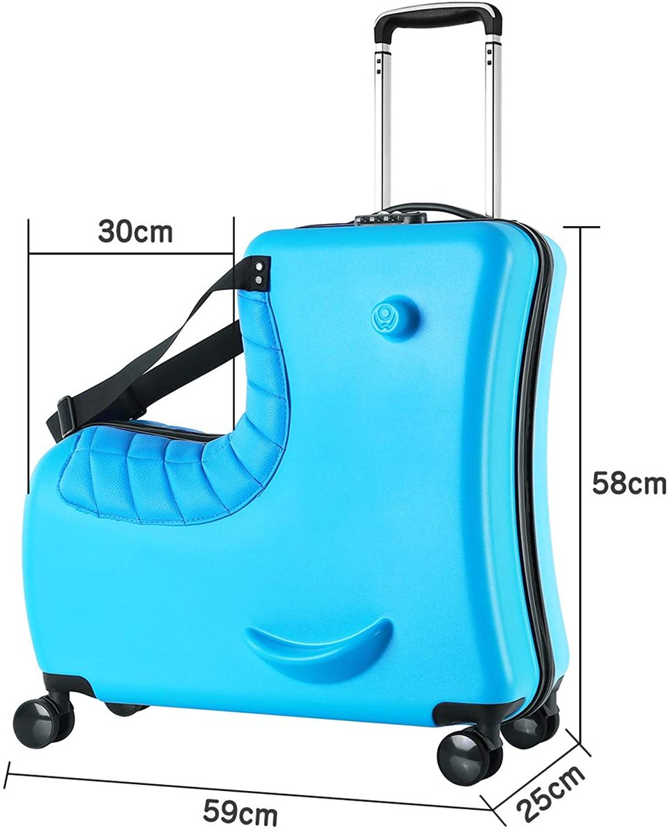 楽天市場】子供用スーツケース乗れる キッズキャリーケース トランク