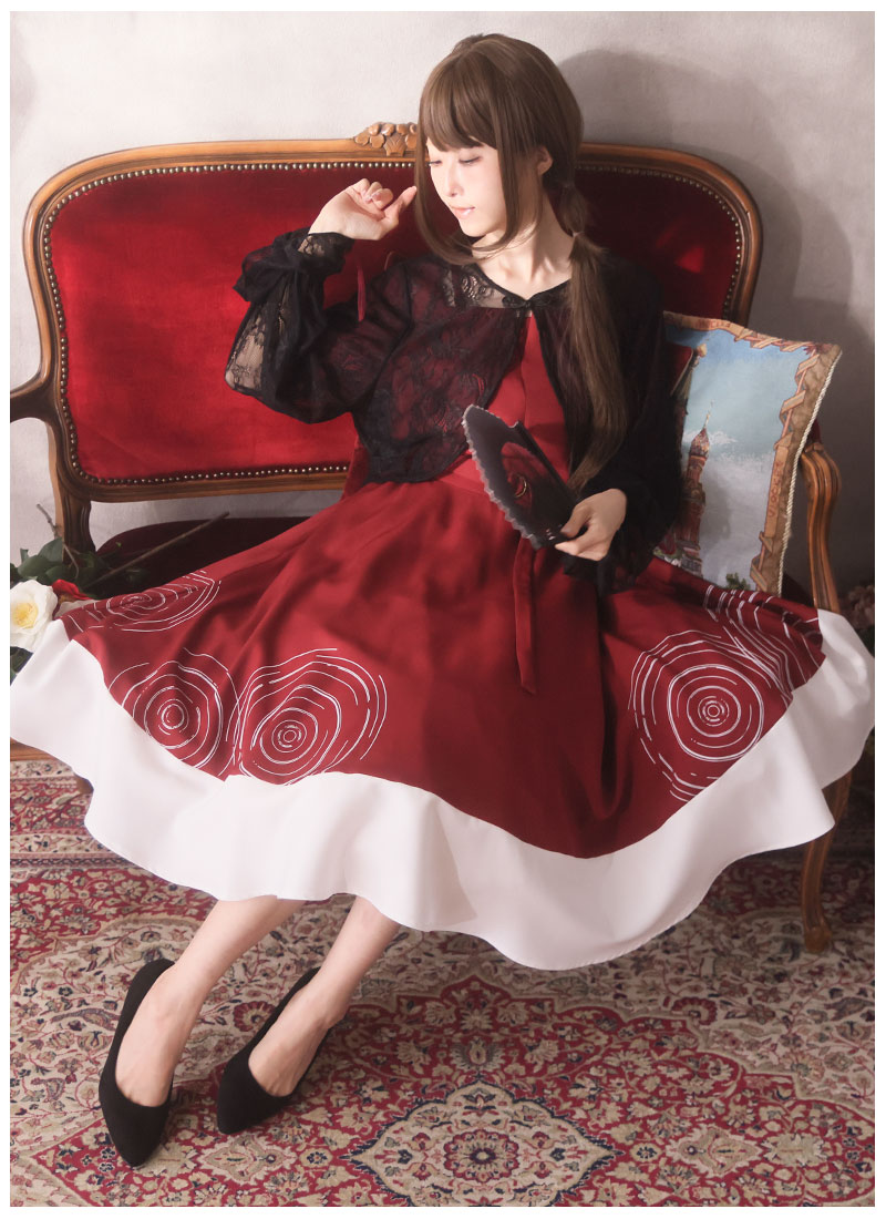 水面に揺蕩う…金魚モチーフの上品ワンピコーデセット ｜ Favorite