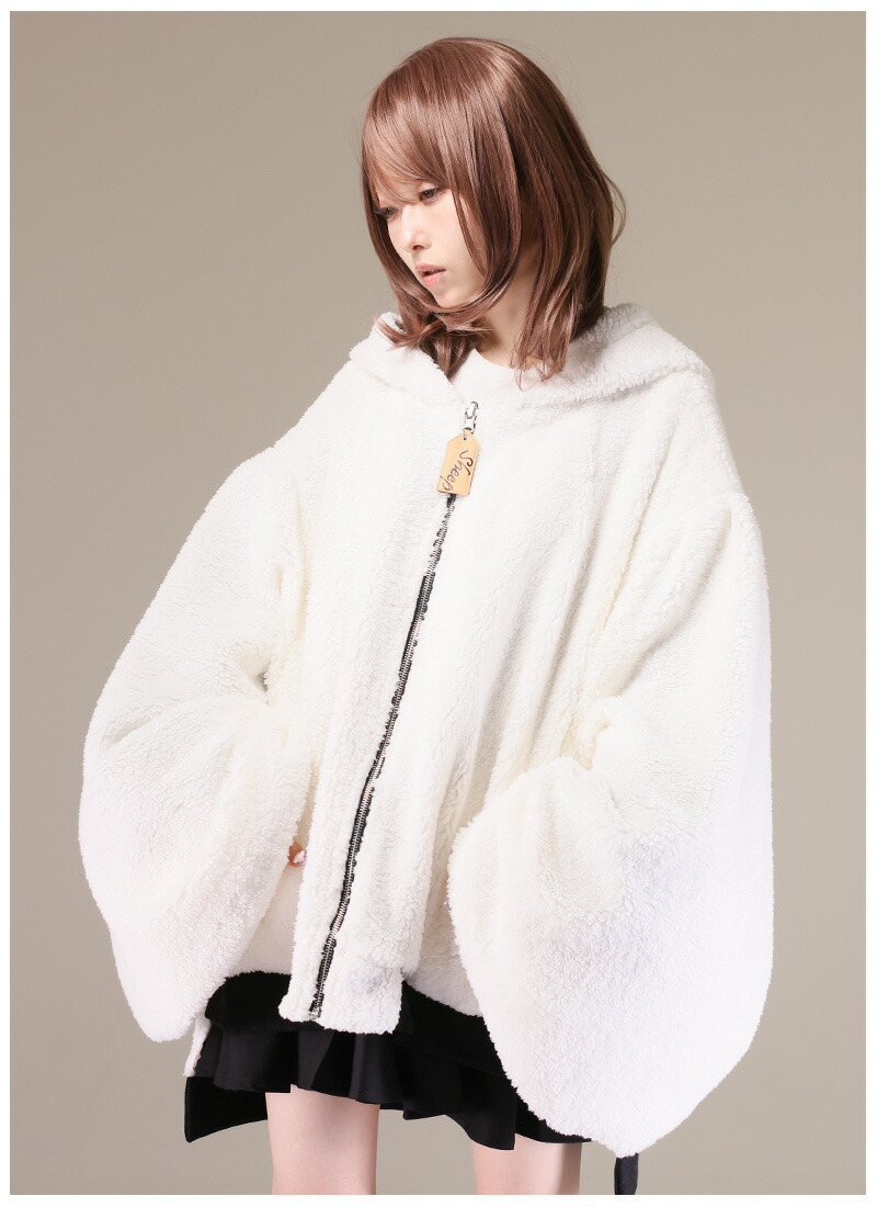 羊飼いと狼少年のリバーシブルボンバースリーブパーカー ｜ Favorite