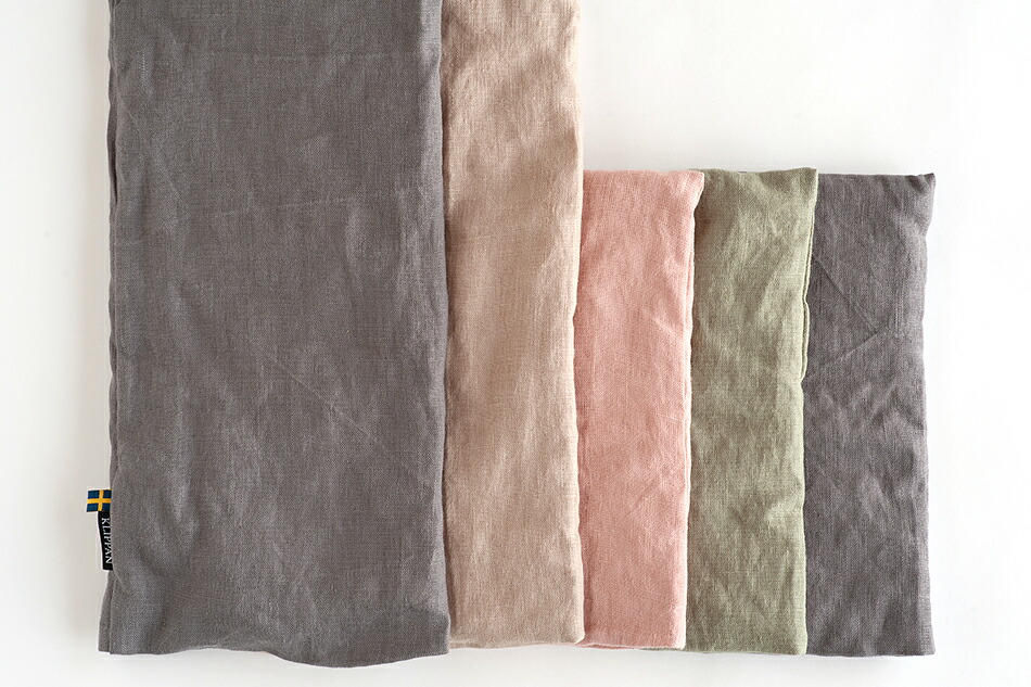 麦の温冷 ネックピロー・アイピロー ウォッシュドリネン（クリッパン