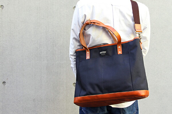 グッドマンズ デイリー2ウェイトート ネイビー（ワンダーバゲージ