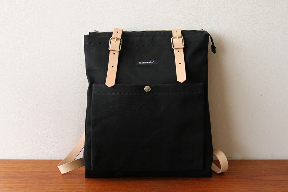 エップ／EPPU バックパック ブラック（マリメッコ／marimekko） フリー