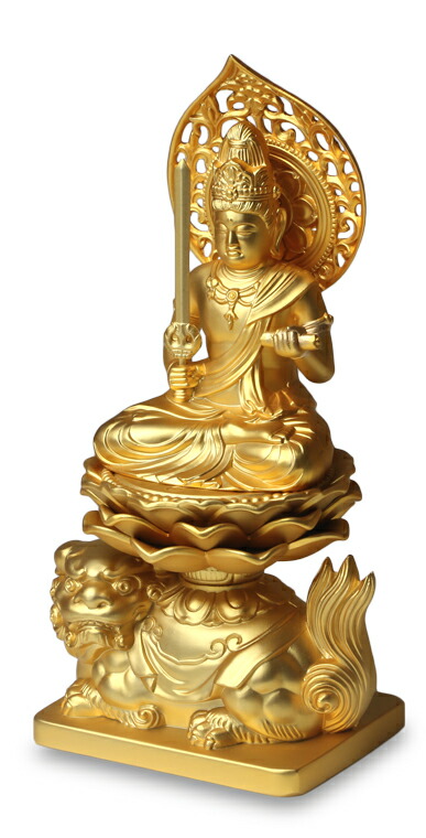 仏像 文殊菩薩 15cm