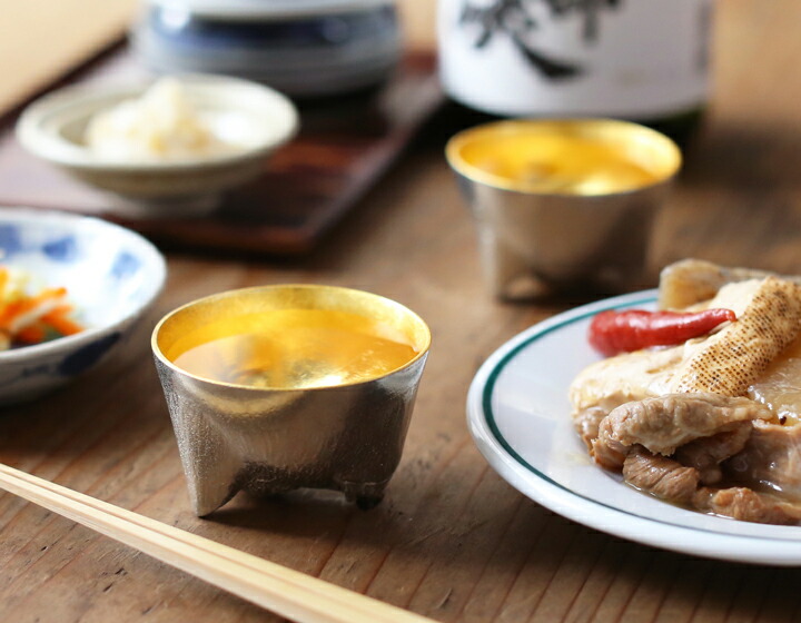 楽天市場】能作 能作/雅覧堂 干支の酒器 亥 金箔 いのしし 錫 盃 猪口