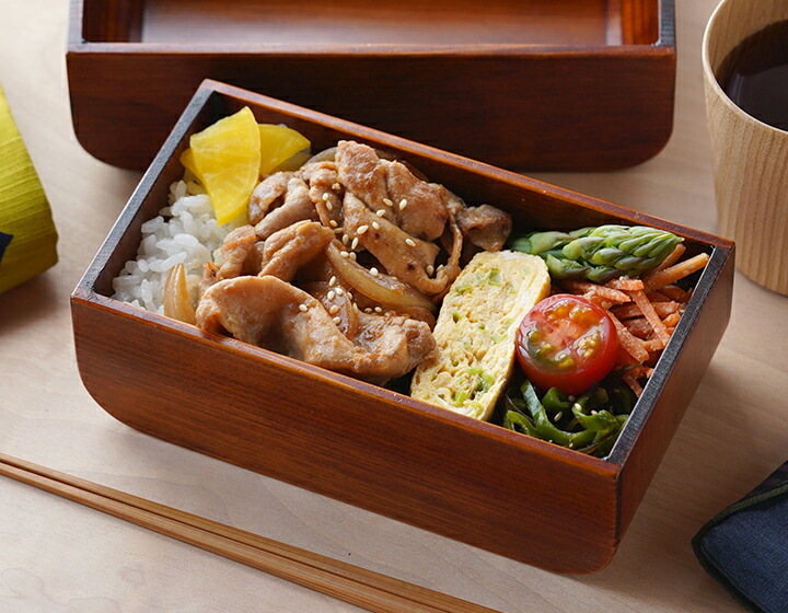 楽天市場】NOKO カブセル弁当箱 生漆塗（中） 大河内家具工房 漆塗り