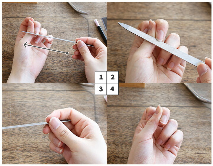 楽天市場】YOSHIDA YASURI 爪ヤスリ マットシルバー 先尖り/先丸 吉田