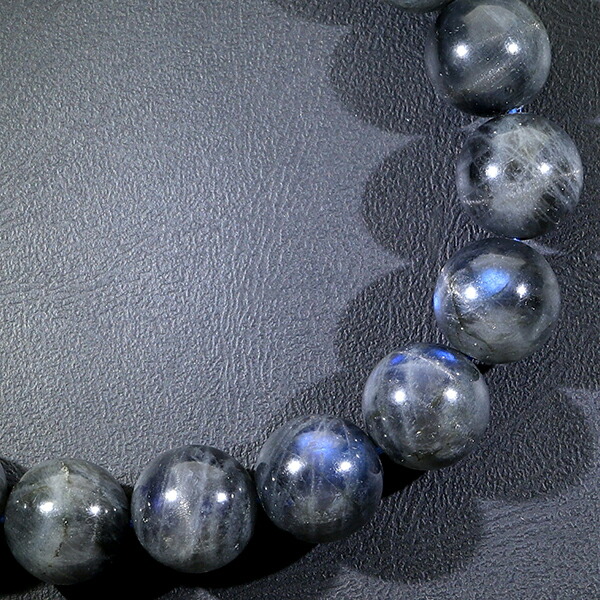 楽天市場】ブラックラブラドライト ブレスレット 10.2mm 18.5cm メンズ