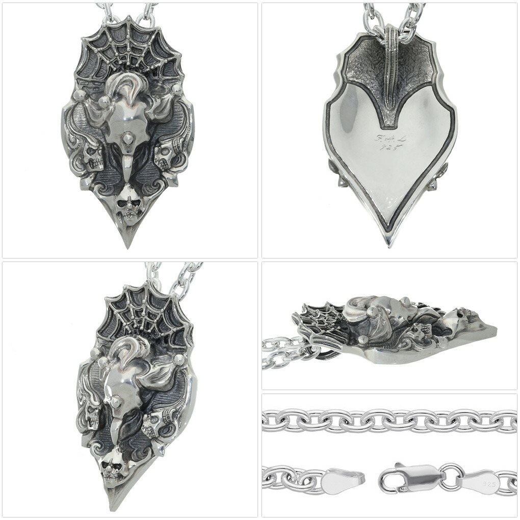 F.A.L ノーフェイス ピエロ スカル ネックレス ペンダント ペンダント