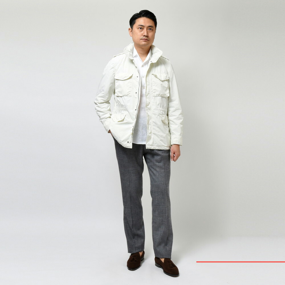 ASPESI（アスペジ）ガーメントダイポリナイロンM-65フィールド