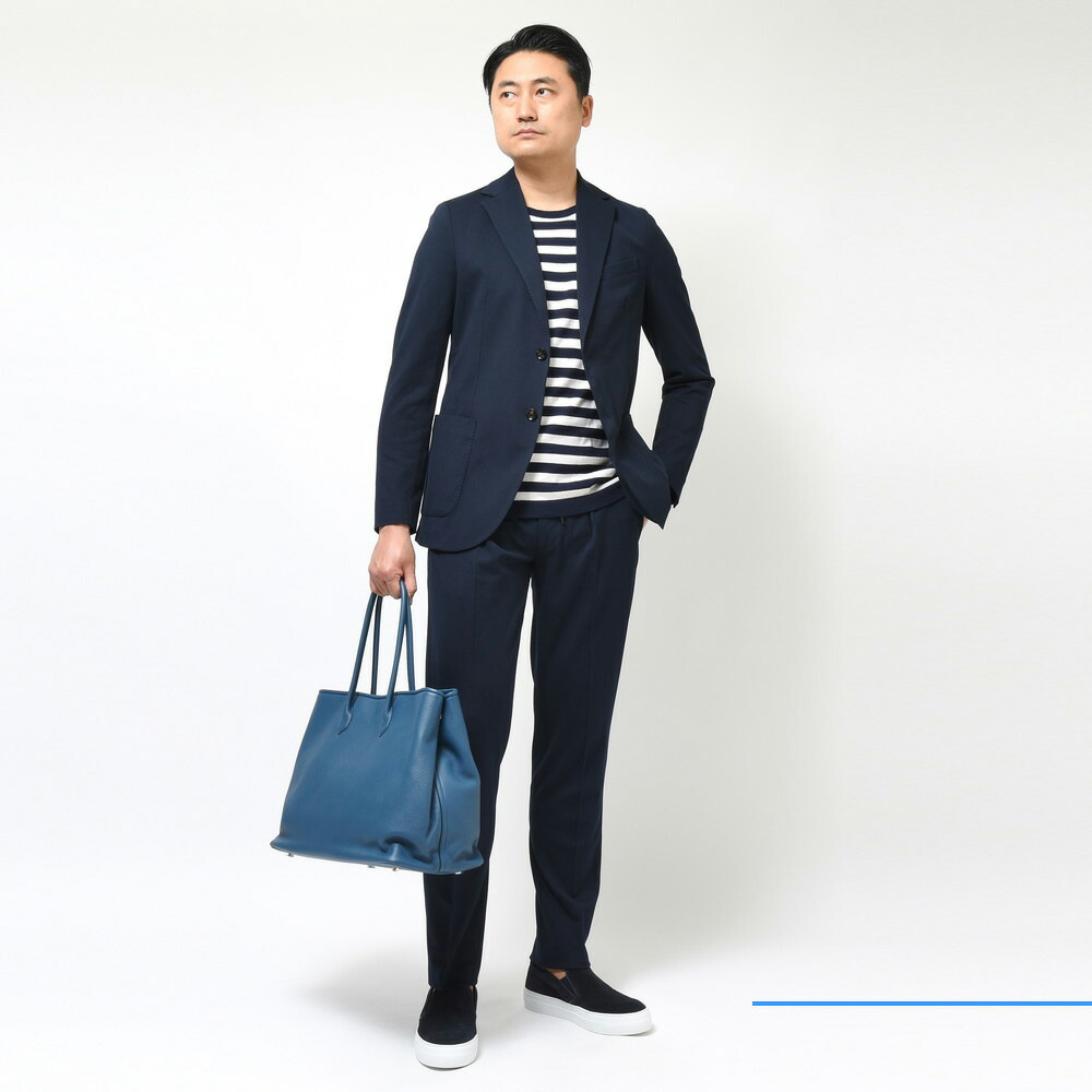 CIRCOLO1901（チルコロ1901）コットンストレッチ鹿の子ジャージ2B