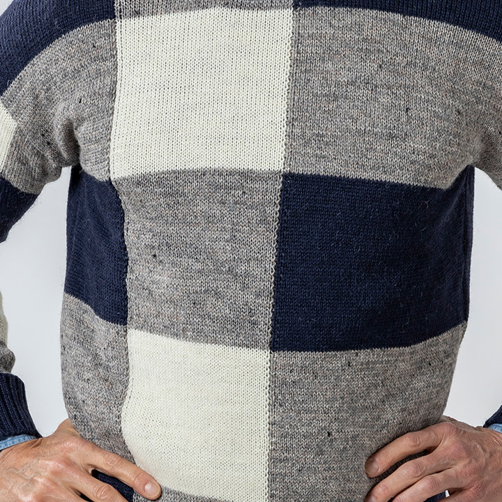 Glencroft/グレンクロフト】英国製 ブリティッシュウール ネイビー