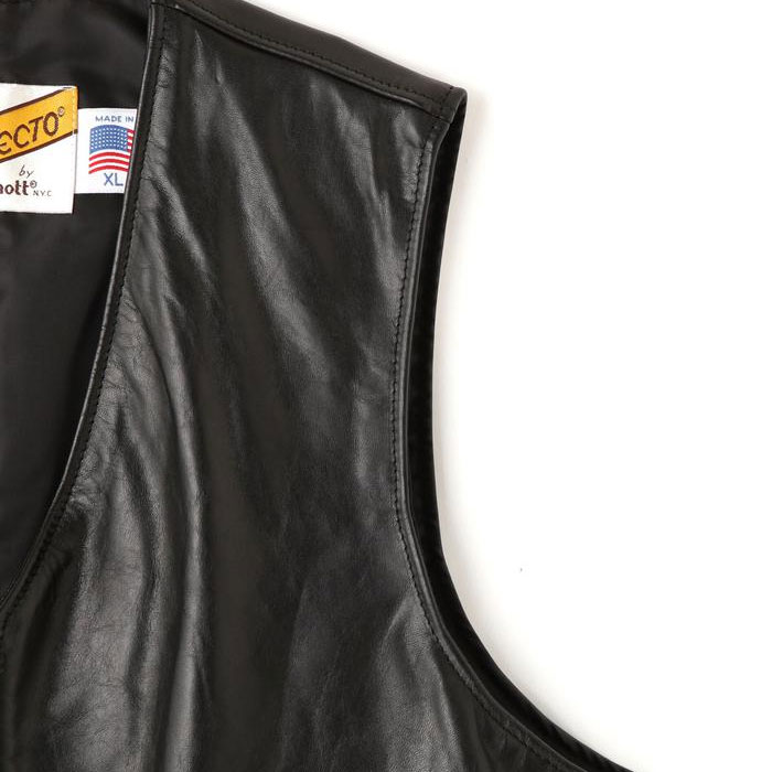 楽天市場】Schottショット 193V LEATHER VEST レザーベスト 782