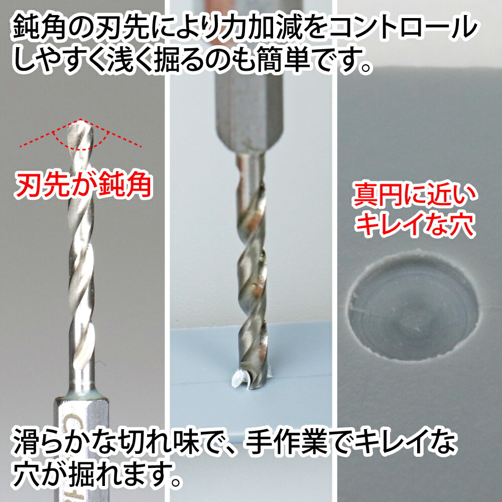メーカー直販】クイックドリルビット8本組[D] (2.1mm & 2.2mm & 2.3mm
