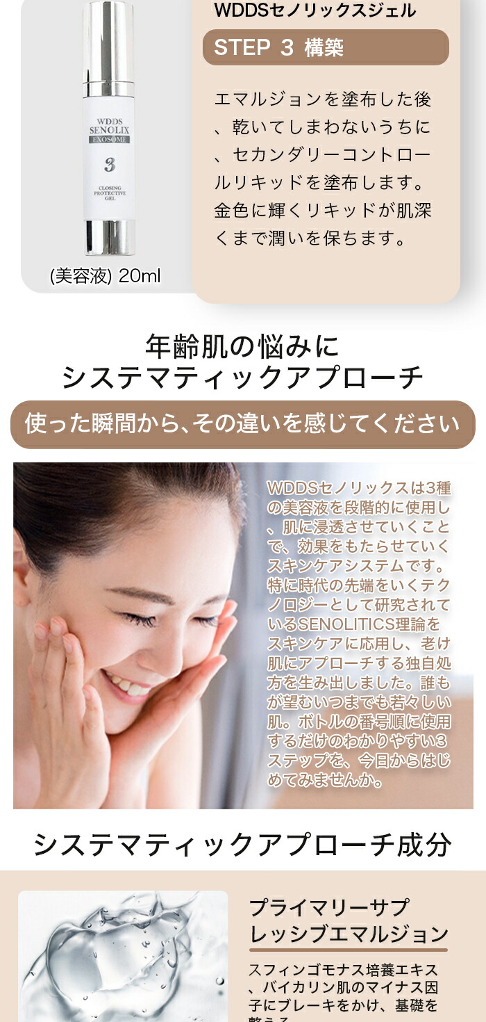 楽天市場】WDDS SENOLIX EXOSOME セノリックス ヒト幹細胞 エキス DDS