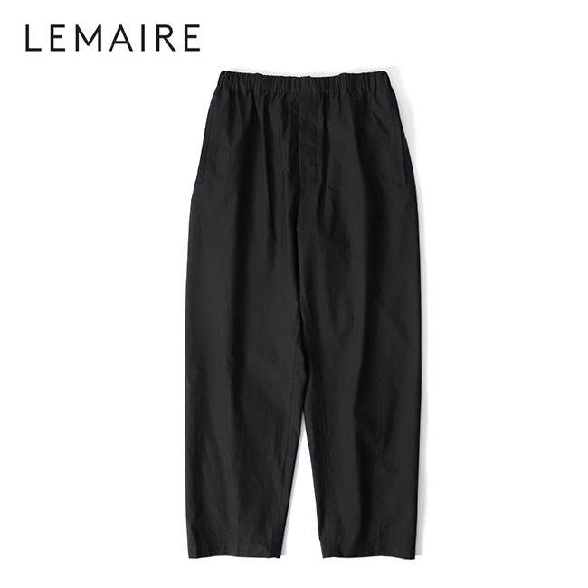LEMAIRE ルメール ブラックデニム ツイスト ベルテッドパンツ PA326
