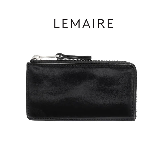 LEMAIRE ルメール パティーナ 二つ折り ジップ レザーウォレット