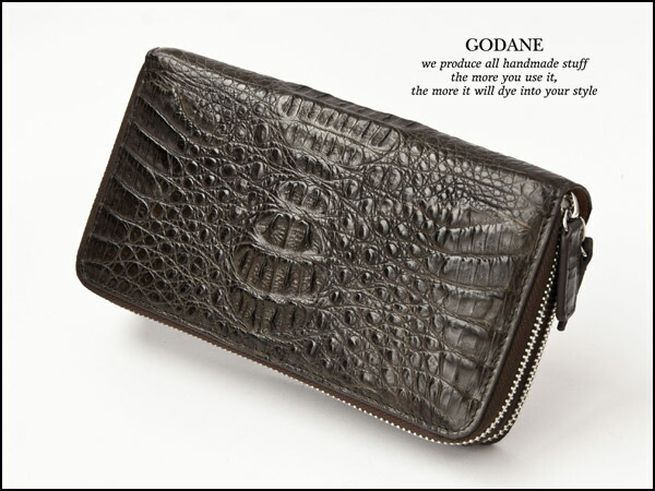 楽天市場】ゴダン 財布 長財布 GODANE ラウンドファスナー カイマン