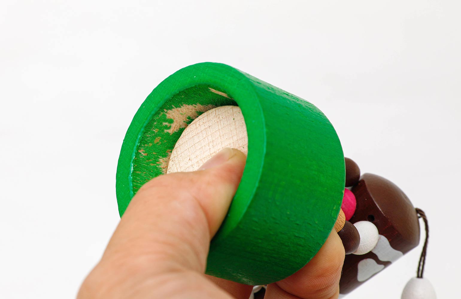 DETOA デトア | Wooden Push Up Toy BLACK CAT プッシュトイ ブラック