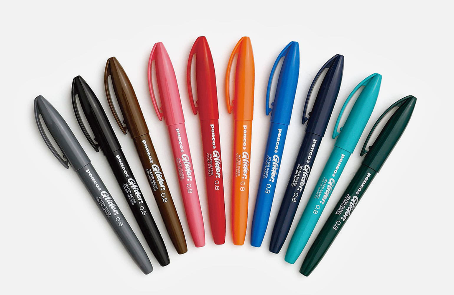 楽天市場】penco ペンコ グライダーカラーペン セット 10本セット