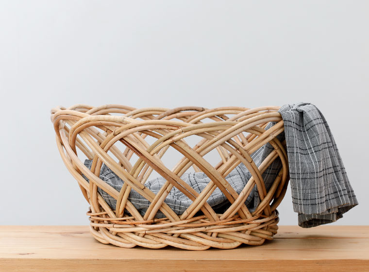 楽天市場】松野屋 ラタン脱衣かご バスケット 籐 整理 収納 インテリア