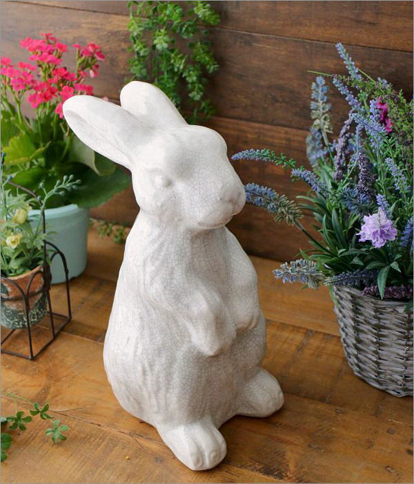 ヤナカーン うさぎ 置物 オブジェ かわいい(次回入荷未定)YARNNAKARN
