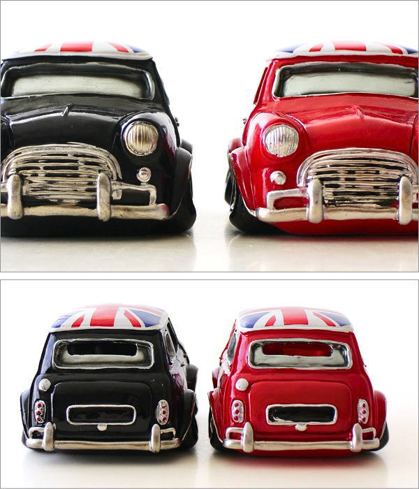 楽天市場】貯金箱 車 置物 オブジェ おしゃれ かわいい 500円玉