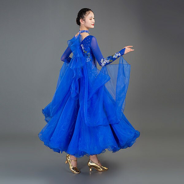 楽天市場】社交ダンスドレス フロート 上品 ダンス衣装 社交ダンス