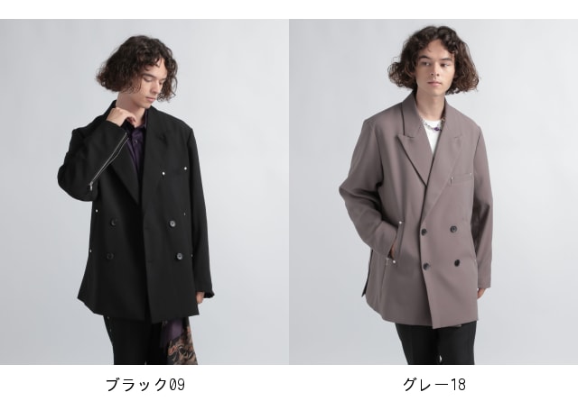 楽天市場】(M)ZIP-DESIGN/W-JKT HARE ハレ ジャケット・アウター