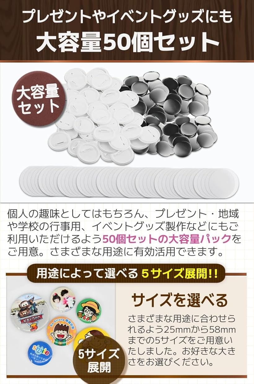 楽天市場】【楽天ランキング1位入賞】缶バッジ ピンバッジ 缶バッチ