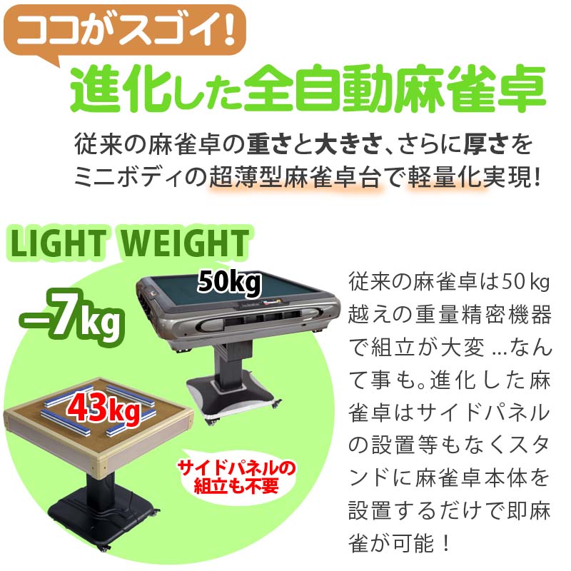 楽天市場】全自動麻雀卓 マージャン卓 自動麻雀卓 立卓式 雀荘33ミリ牌