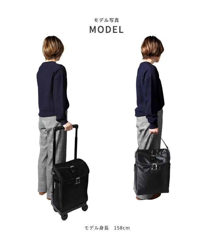 楽天市場】スワニー キャリーバッグ D-583 ジップ7 （M18） 13L【1泊/2