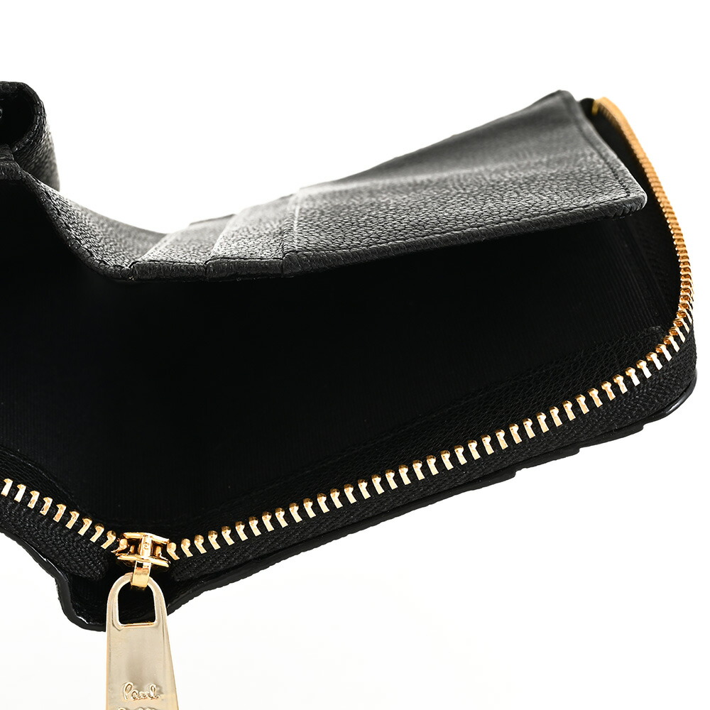 楽天市場】ポールスミス 財布 二つ折り財布 L字ファスナー 黒(ブラック