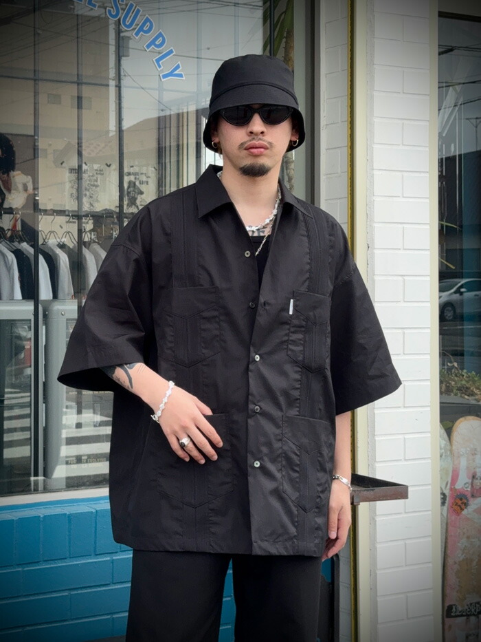 COOTIE(クーティー) 120/2 Typewriter Cuba S/S Shirt