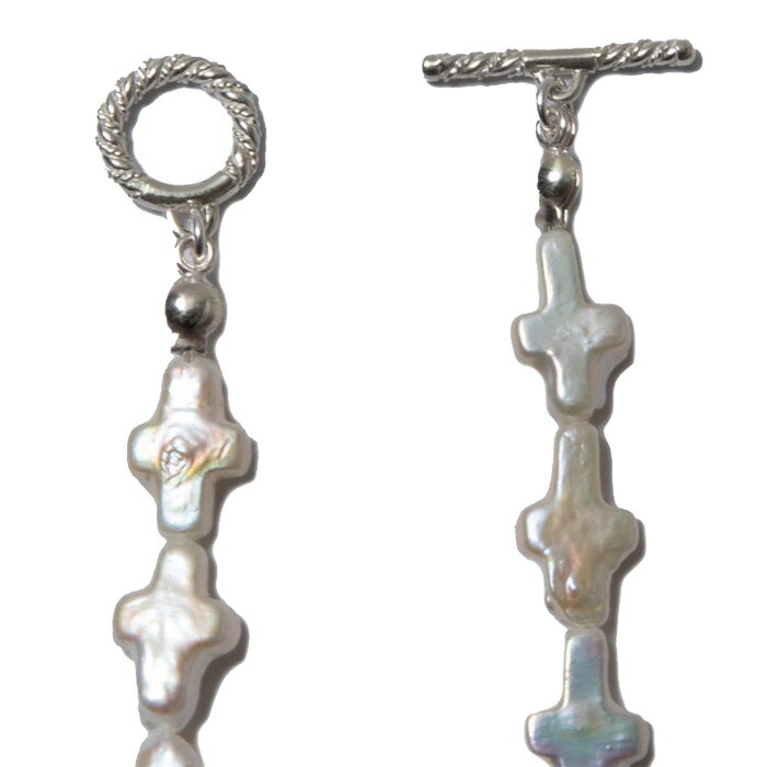 COOTIE(クーティー) Distortion Cross Pearl Bracelet