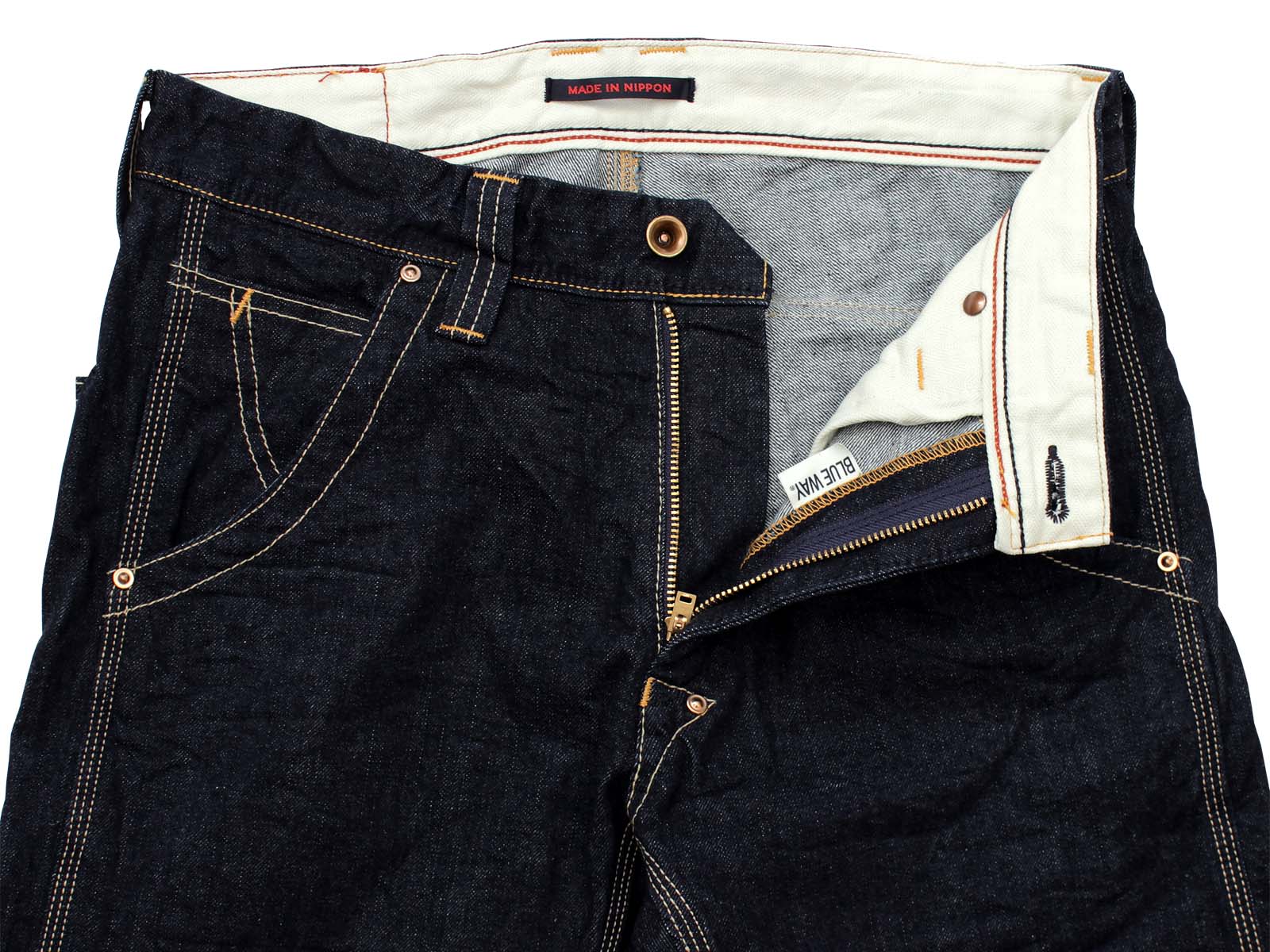 ロガー ワークパンツ・13.5ozビンテージデニム（ワンウォッシュ