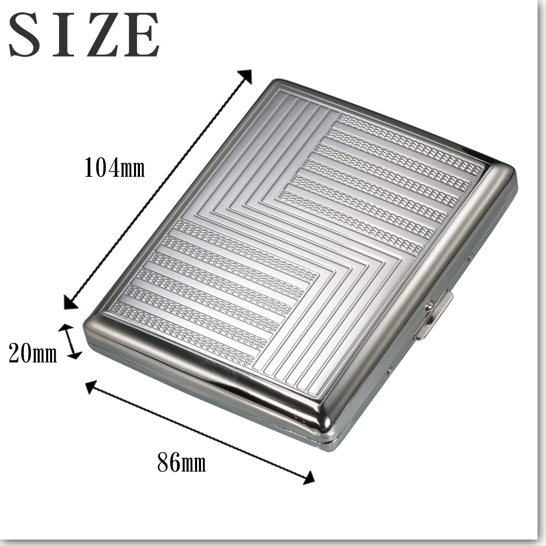 楽天市場】シガレットケース 20本(100mm) スーパーキングサイズ収納
