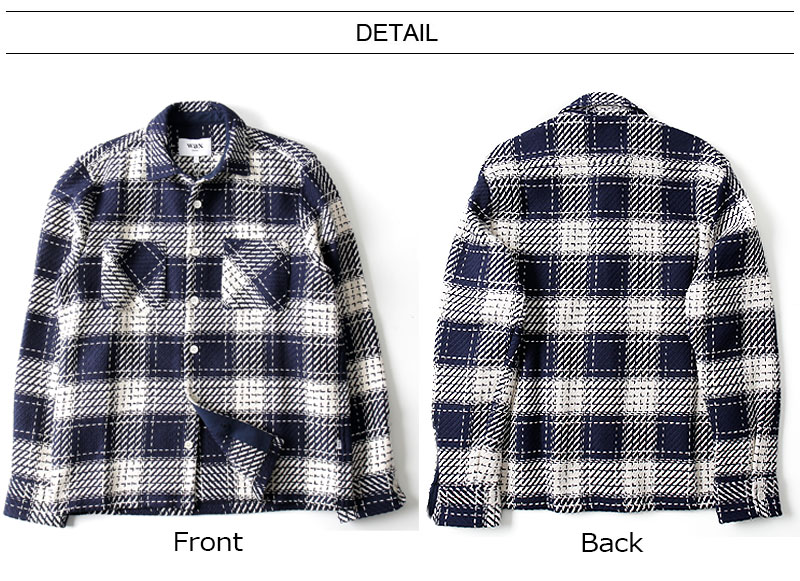 楽天市場】Wax London/ワックスロンドン WHITING OVERSHIRTホワイ