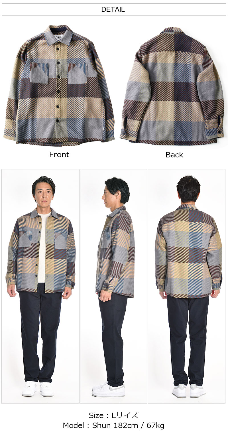 楽天市場】Wax London/ワックスロンドン WHITING OVERSHIRT ホワイ