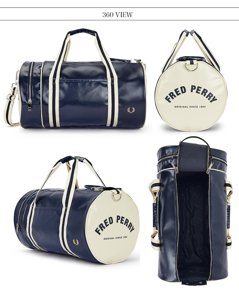 楽天市場】FRED PERRY/フレッドペリー CLASSIC BARREL BAG L7255