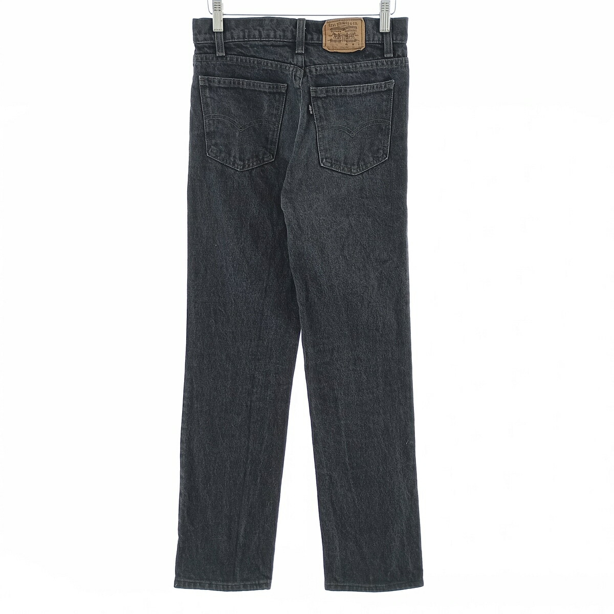 古着 80年代 リーバイス Levis 718-0258 先染め ブラックデニム