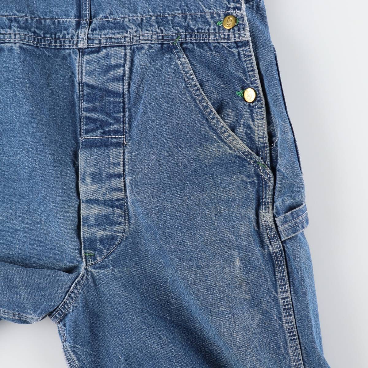 古着 ～90年代 キー Key デニムオーバーオール USA製 w32 L34 メンズ